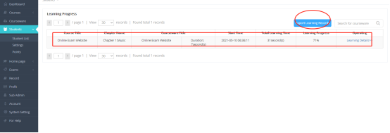 How To View Student Learning Records – Finallms Knowledge Base