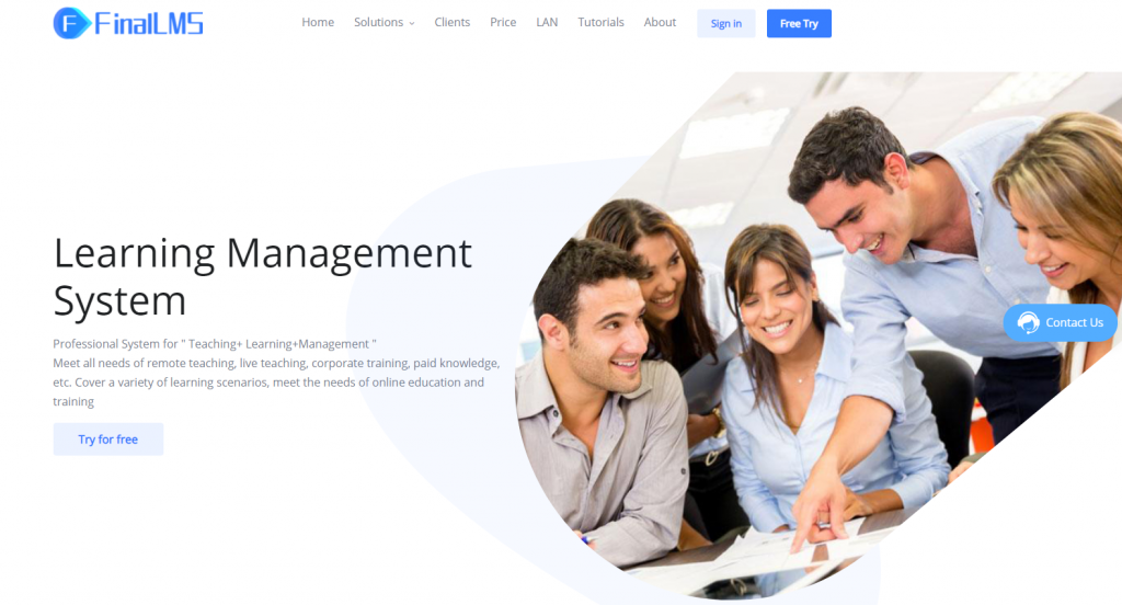 online learning management system
